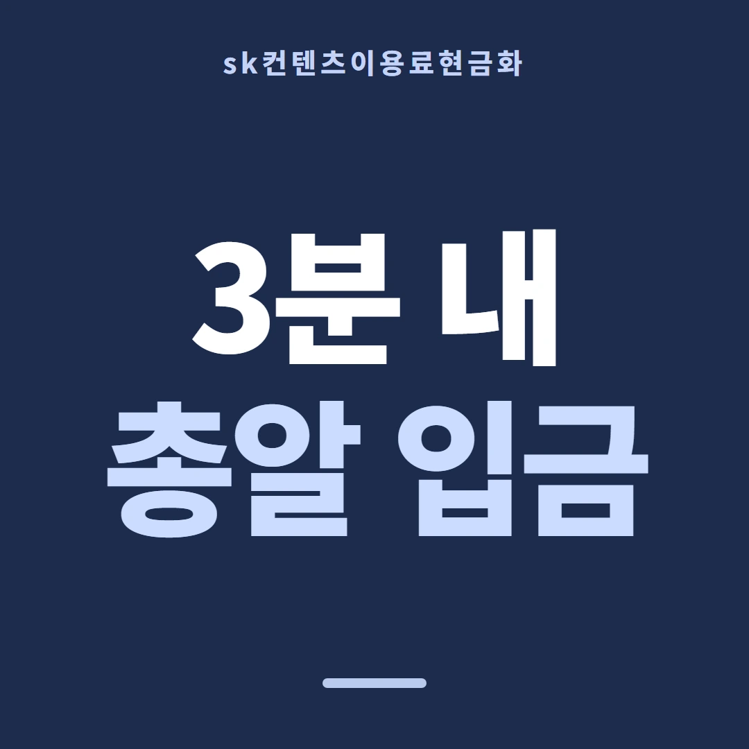 품티켓 SK 콘텐츠이용료 막힘과 풀림 순서 안내 이미지